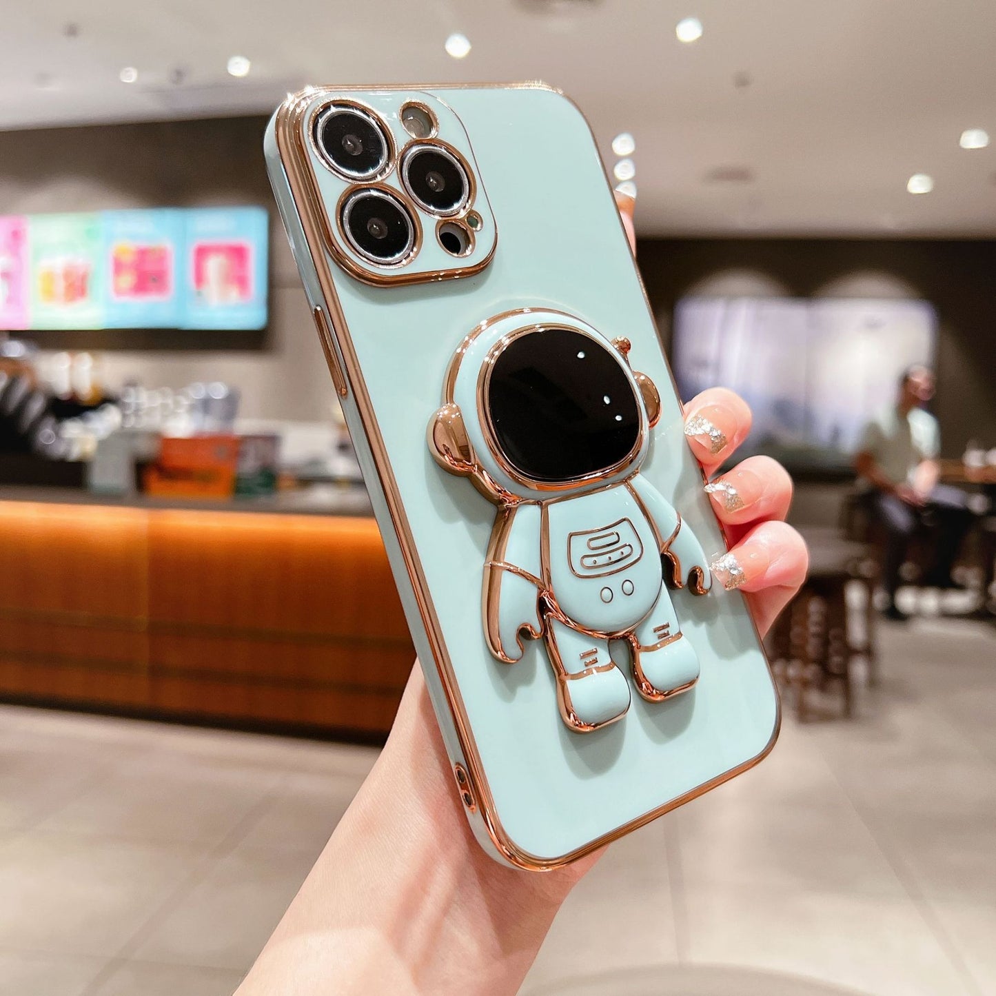 Astronaut Foldable Phone Case for iPhone 11-14 Series
