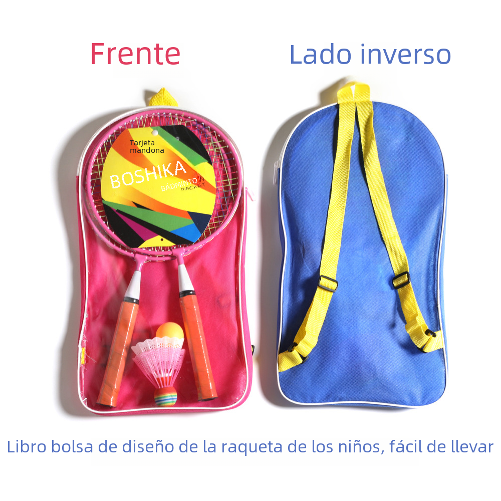 Children's Badminton Racket Set - Cartoon Outdoor Toys