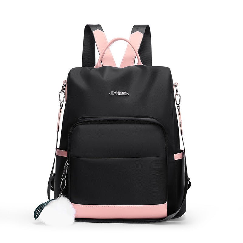 Women's Fashion Travel Oxford Canvas Backpack Bag