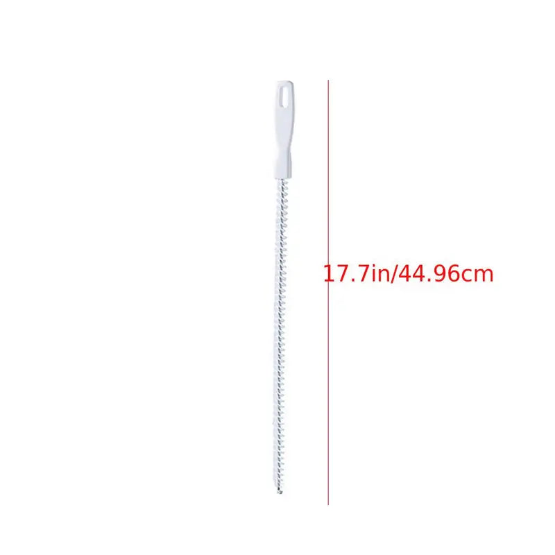 17.7inch Duct Unclogging Brush for Bathroom Cleaning