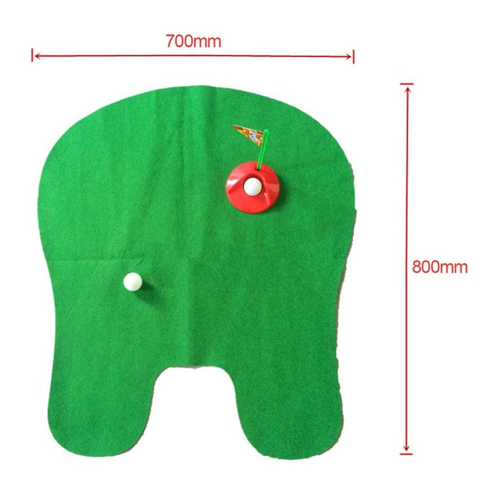 Toilet Golf Set - Unique Toy for Kids