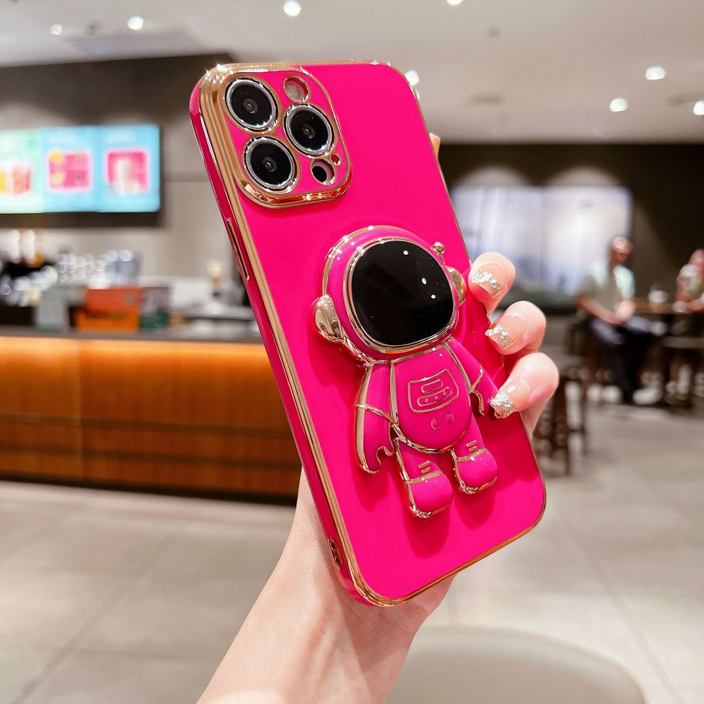 Astronaut Foldable Phone Case for iPhone 11-14 Series