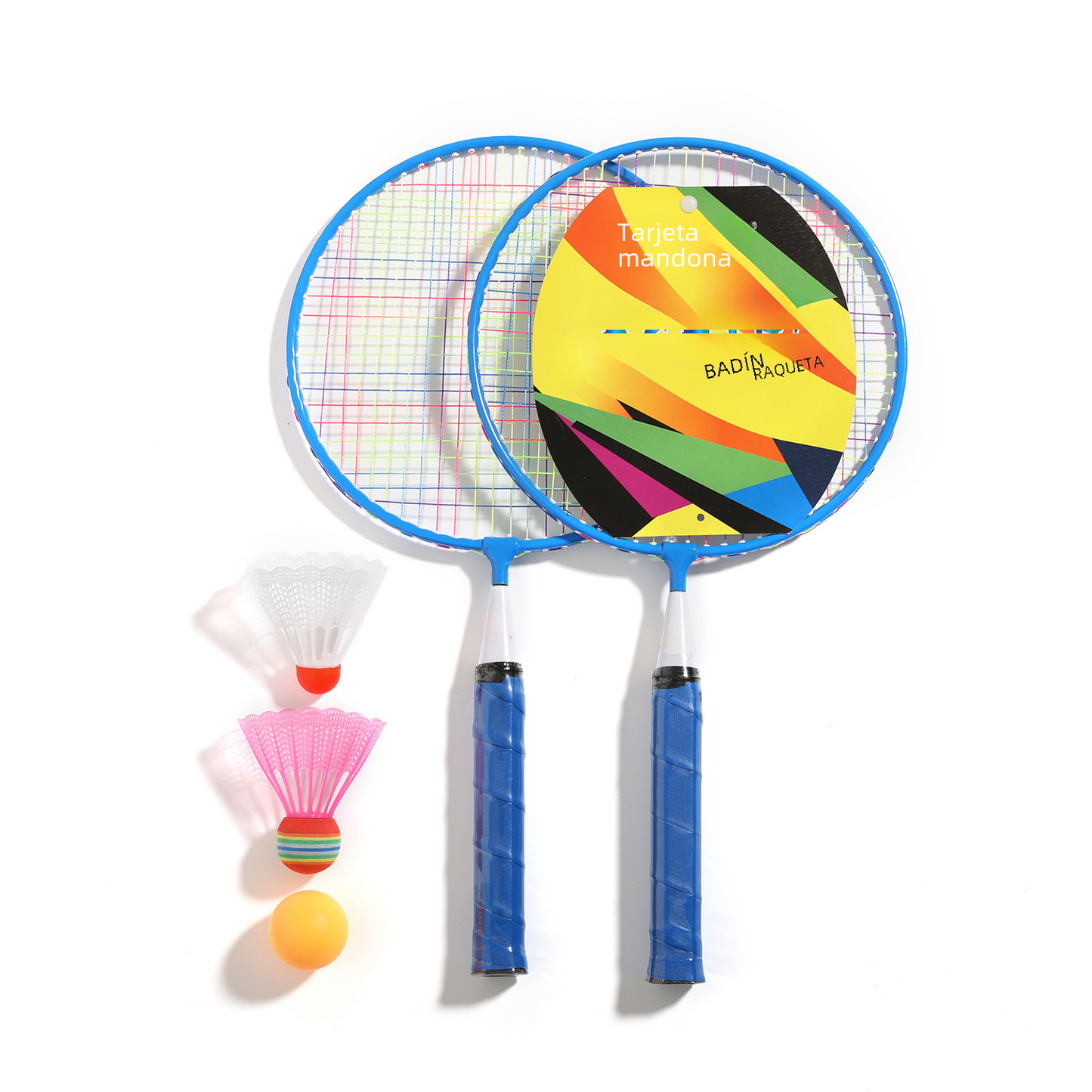 Children's Badminton Racket Set - Cartoon Outdoor Toys