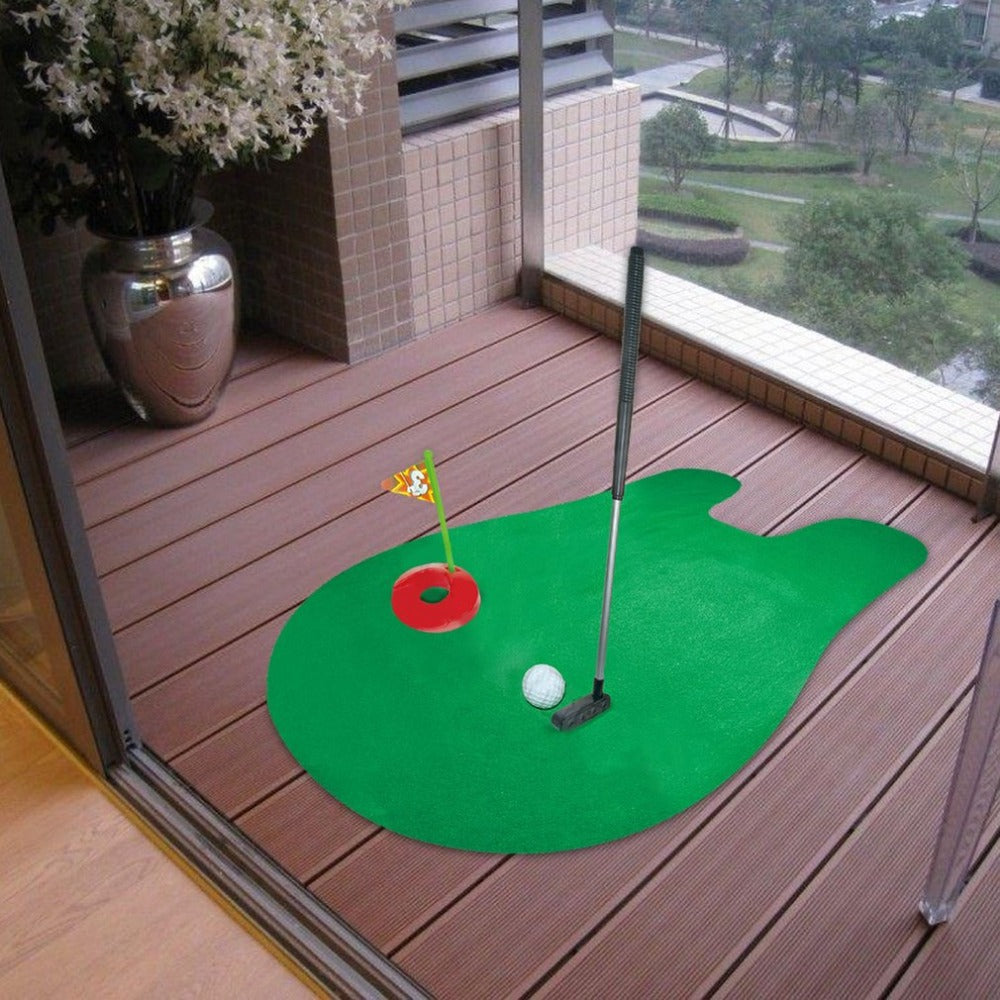 Toilet Golf Set - Unique Toy for Kids