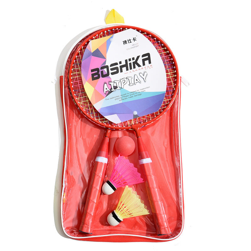 Children's Badminton Racket Set - Cartoon Outdoor Toys